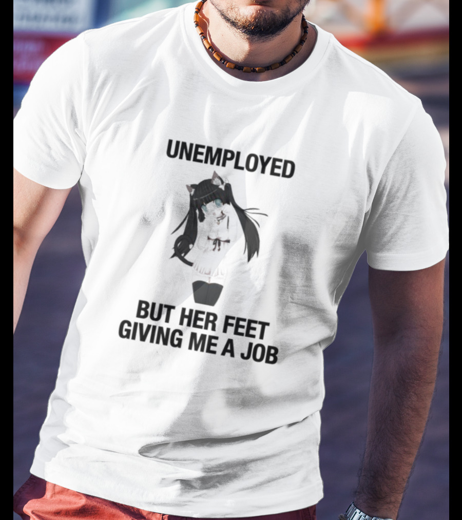 Unemployed But Her Feet Giving Me A Job Lilith's Silhouette T-Shirt