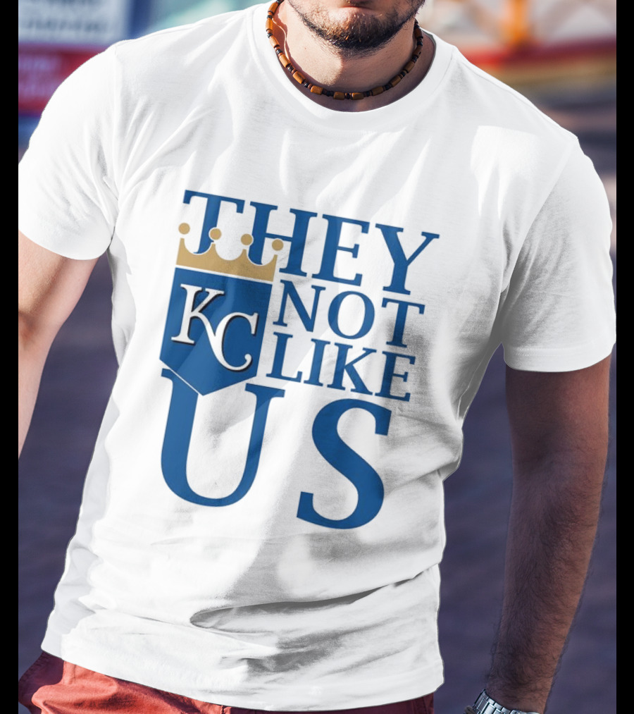 They Not Like Us KC Royals Crown Icon T-Shirt