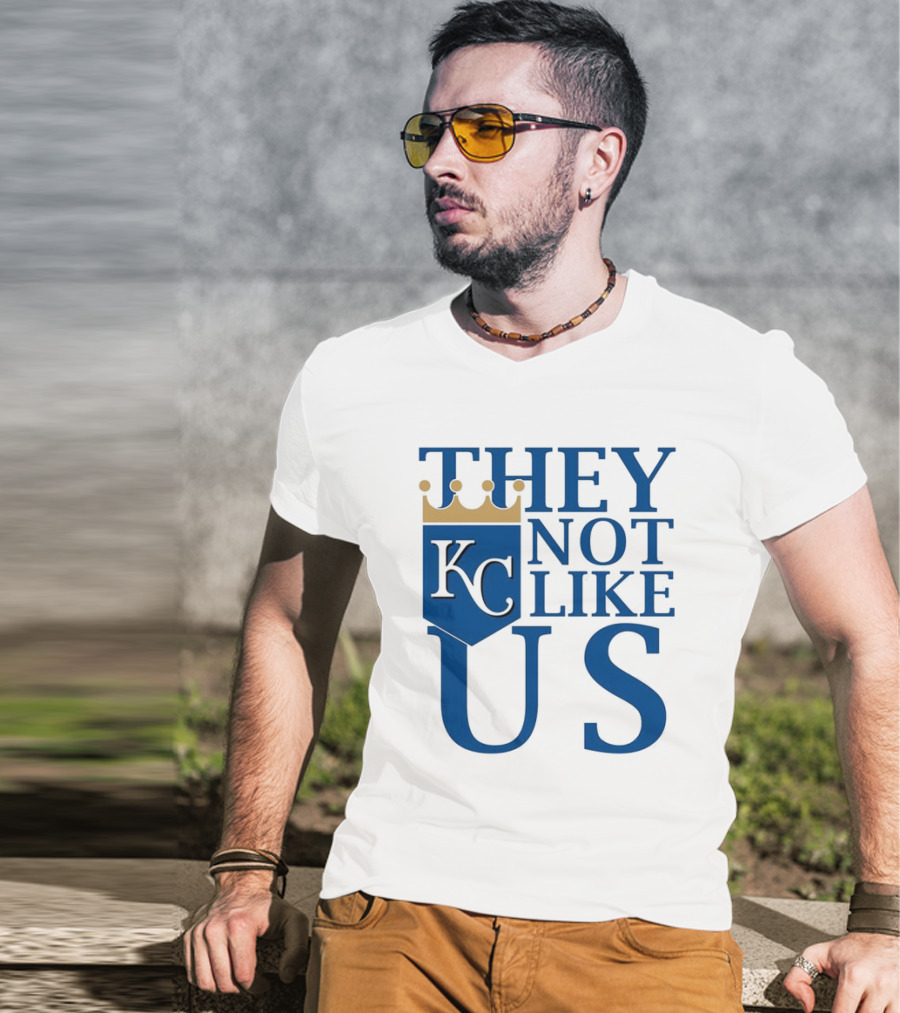 They Not Like Us KC Royals Crown Icon T-Shirt