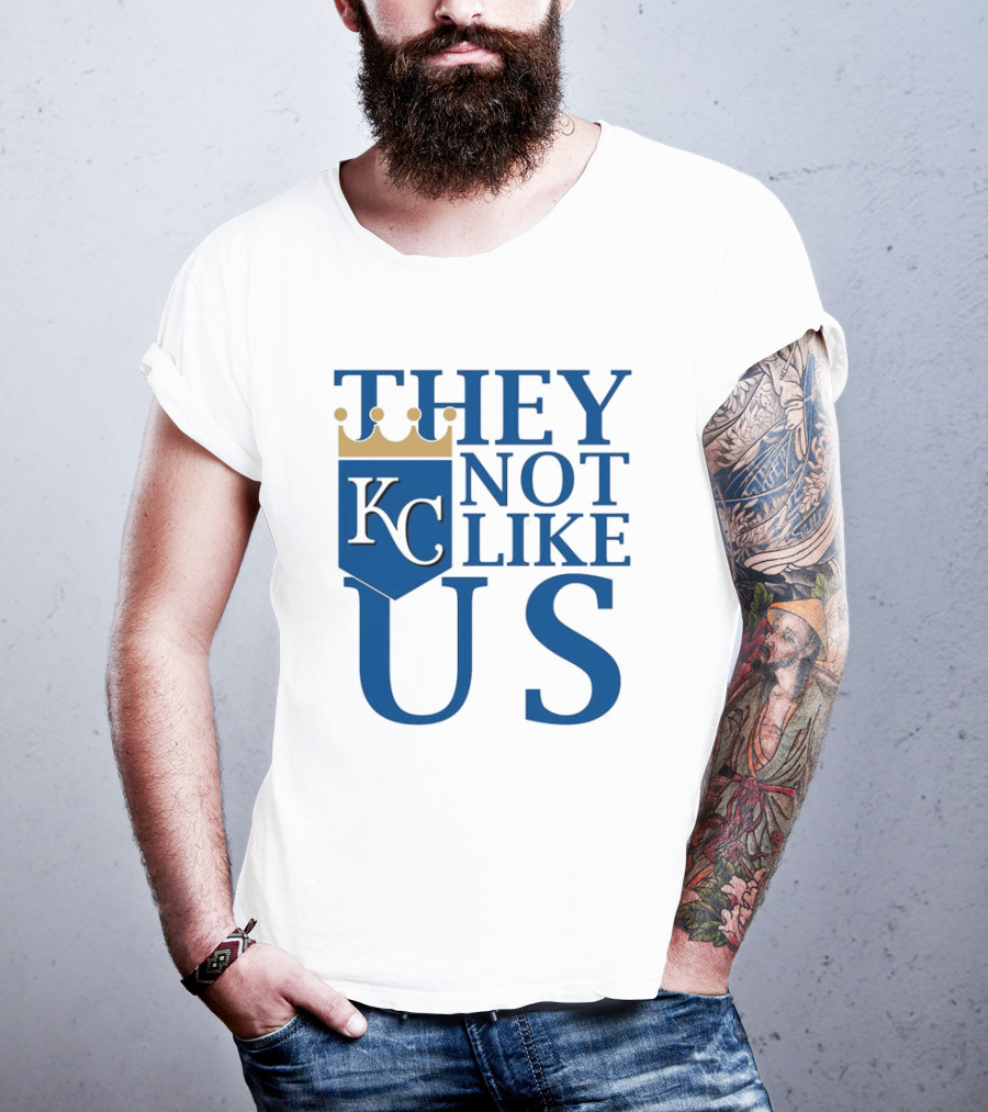 They Not Like Us KC Royals Crown Icon T-Shirt