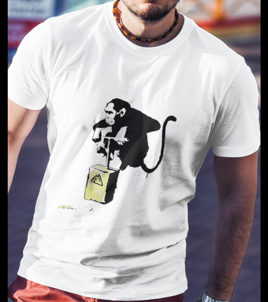Lex Luthor Bricks Bomb Banana Banksy Influenced T-Shirt