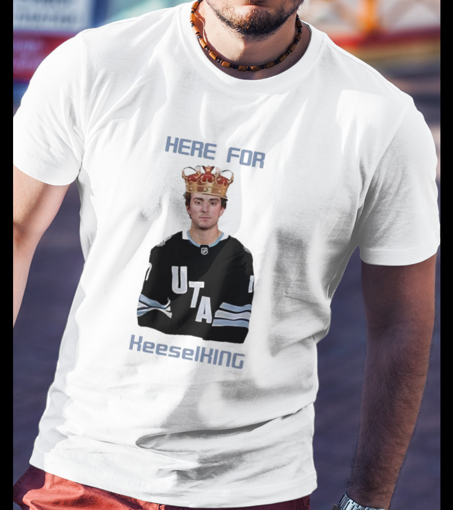 Here For Kesselking Crowned Hockey Player T-Shirt