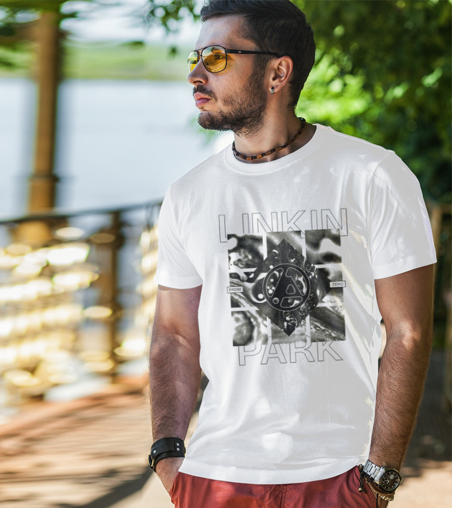 Linkin Park From Zero Strobe Sunburst Logo T-Shirt