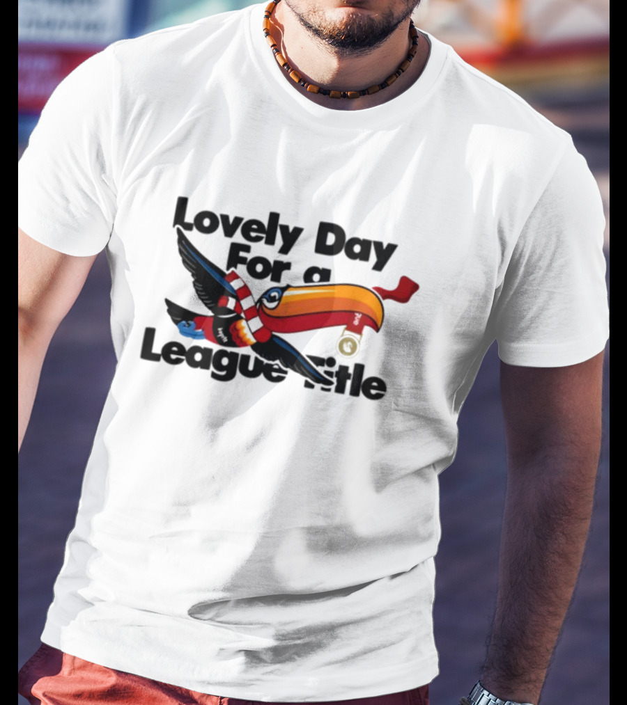 Lovely Day For A League Title Manchester United Toucan Soccer Victory T-Shirt