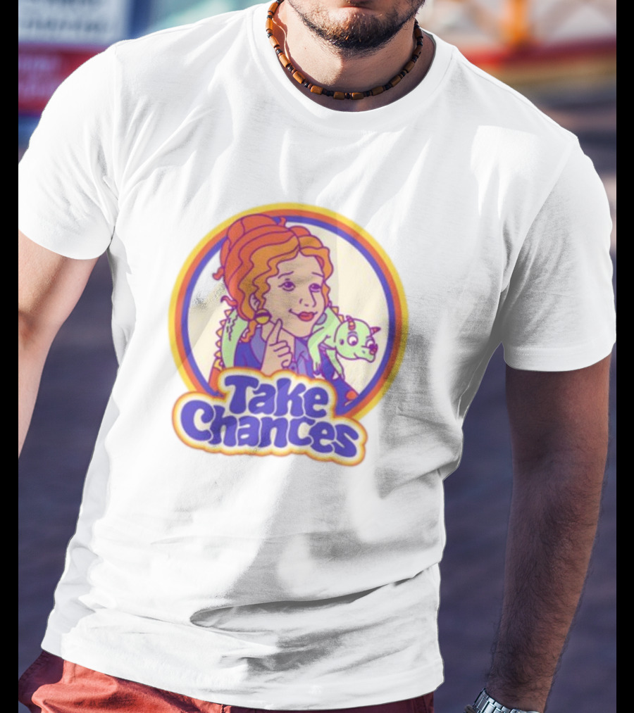 Magic School Bus Take Chances Ms. Frizzle And Liz Adventure T-Shirt