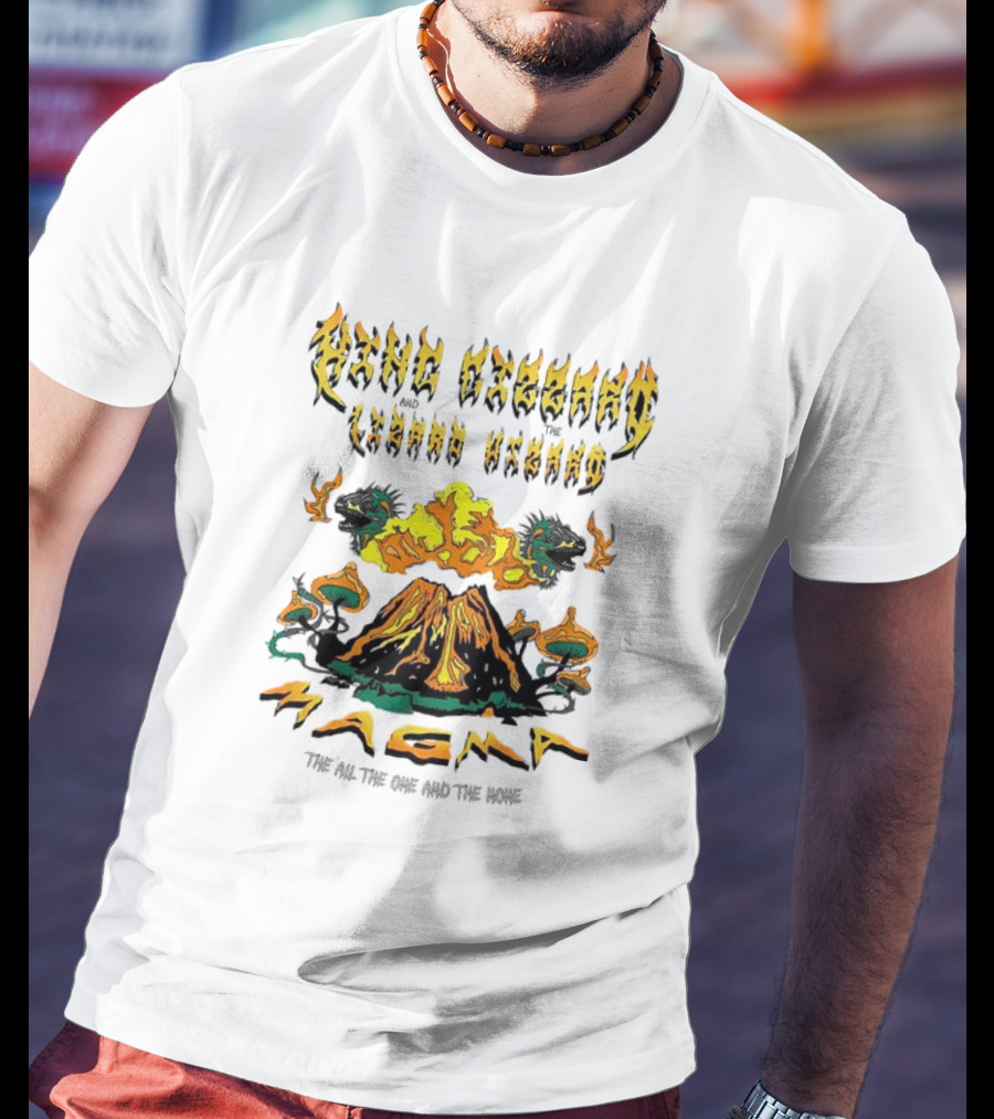 King Gizzard Lizard Wizard Magma Volcanic Imagery T-Shirt