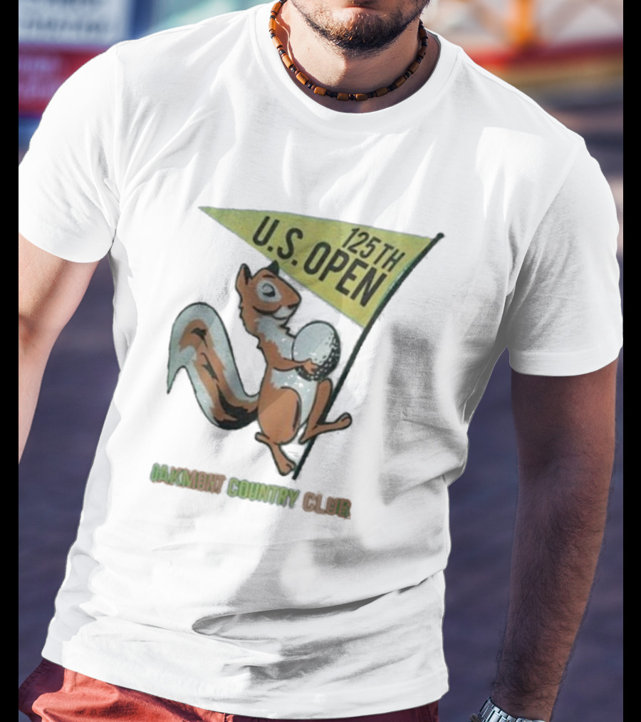 Oakmont Country Club 125TH U.S. Open Squirrel 2025 Golf T-Shirt