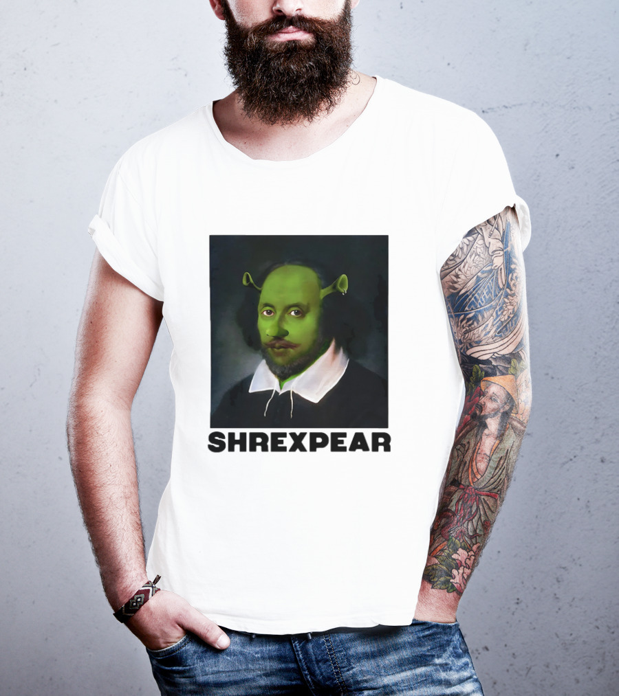 Shrek Shakespeare Shrexpear Parody Fusion T-Shirt
