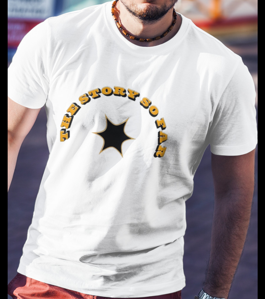 The Story So Far Star Outline Arch Yellow Text T-Shirt