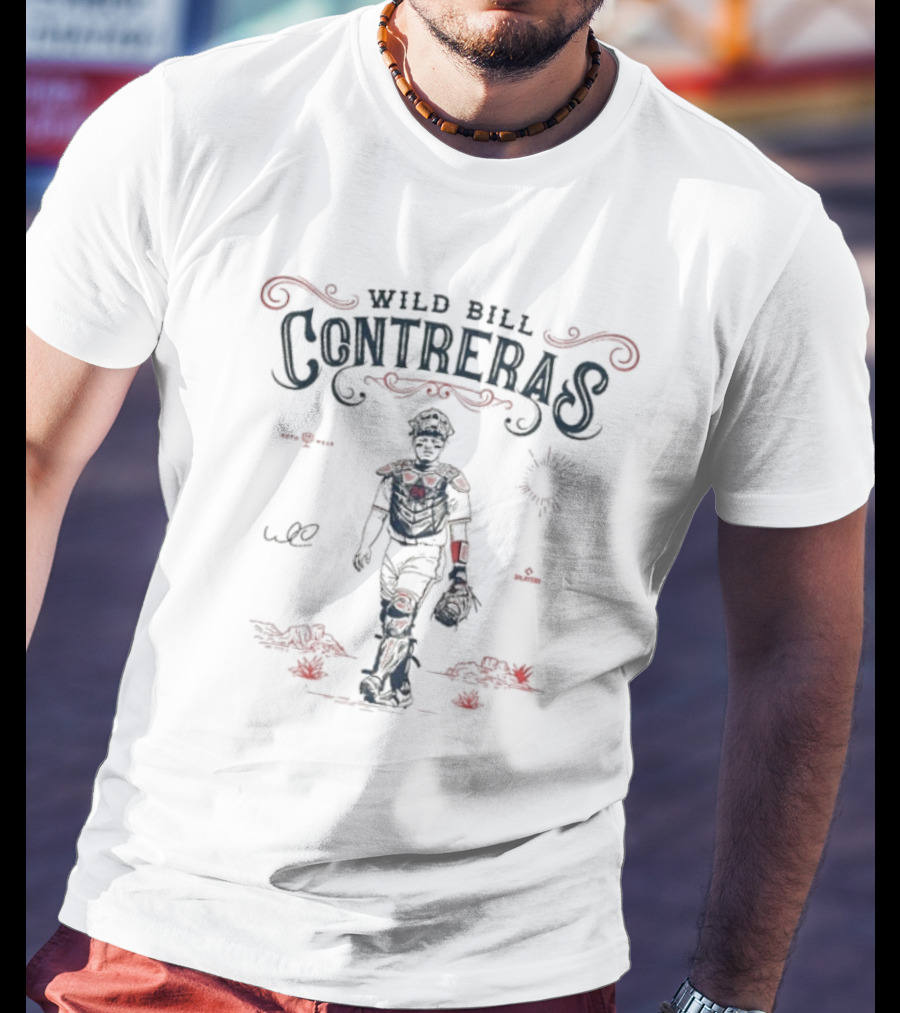 Wild Bill Contreras Western Cowboy Scene T-Shirt