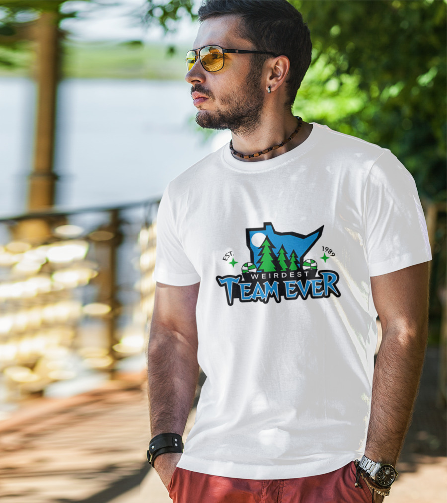 Weirdest Team Ever Forest Trees Established 1989 T-Shirt