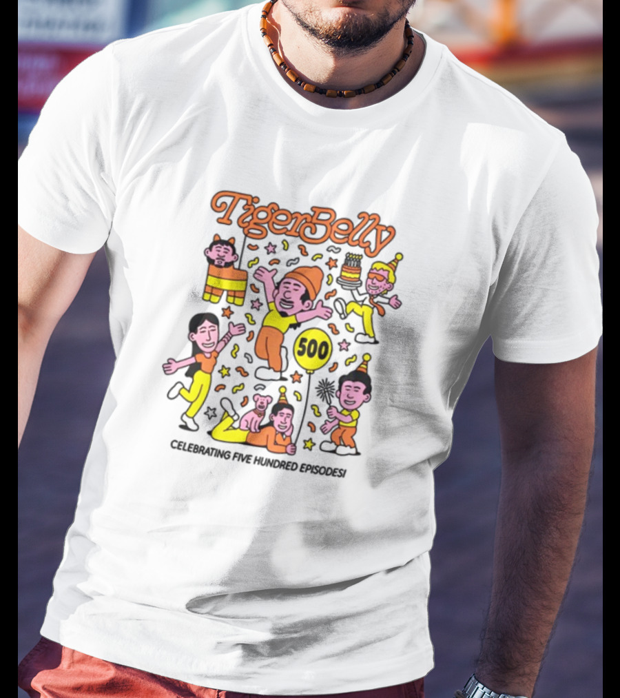 TigerBelly Celebrating 500 Episodes T-Shirt
