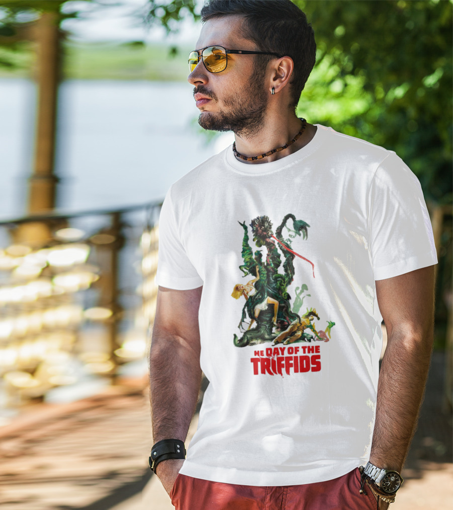 The Day Of The Triffids Classic Movie Horror Imagery T-Shirt