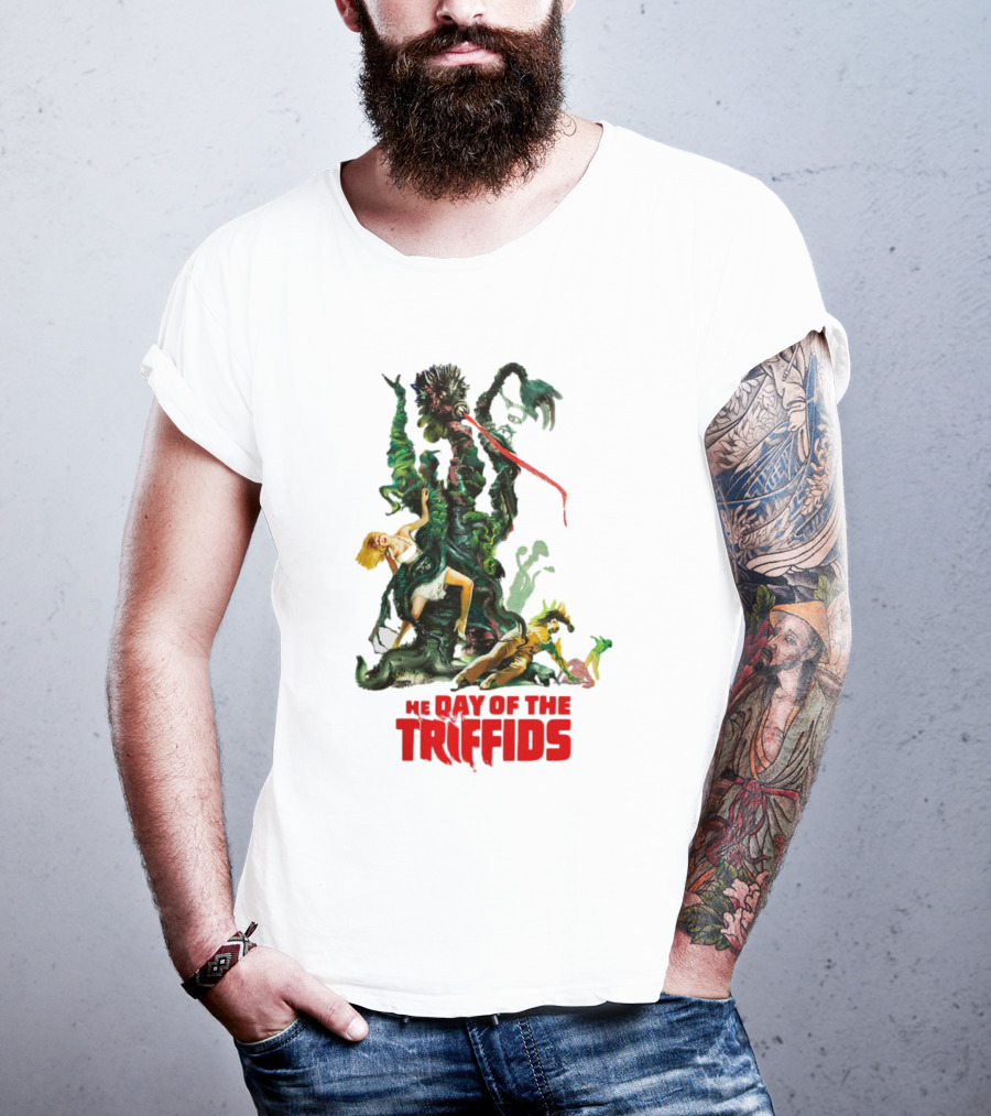 The Day Of The Triffids Classic Movie Horror Imagery T-Shirt
