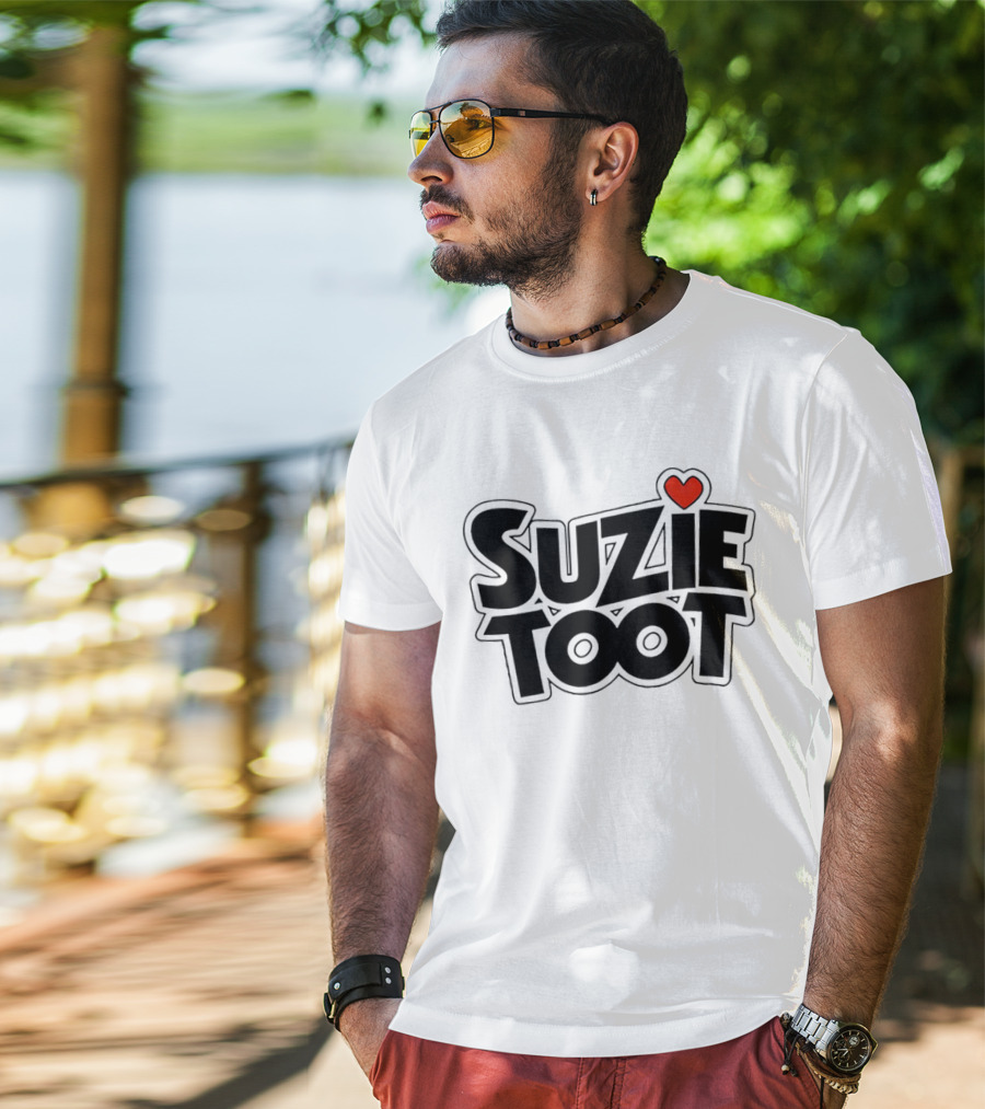 Suzie Toot Heart With Red Love Symbol T-Shirt