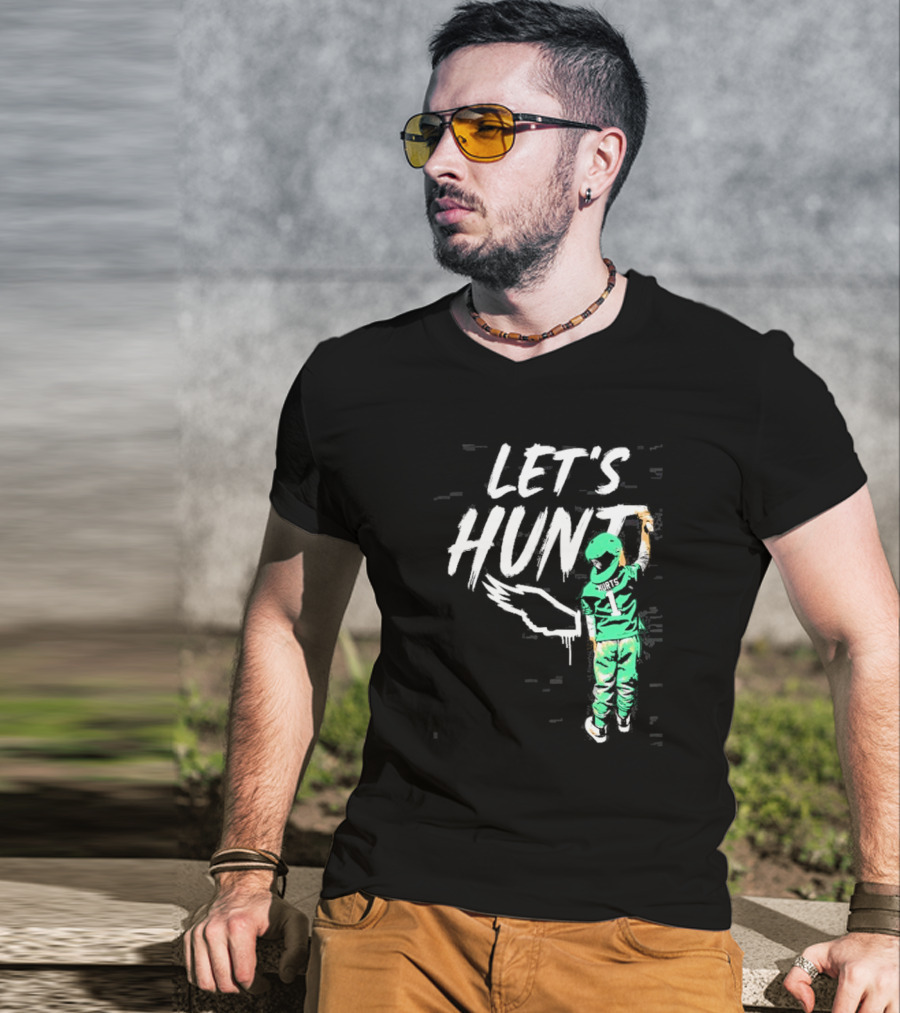 Jalen Hurts Let’s Hunt Birds Philadelphia Eagles T-Shirt