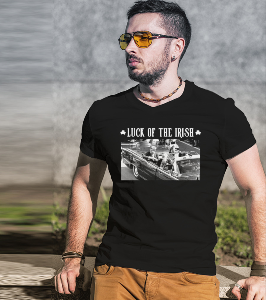 "Luck Of The Irish Jen Razavi Kennedy Car" T-Shirt