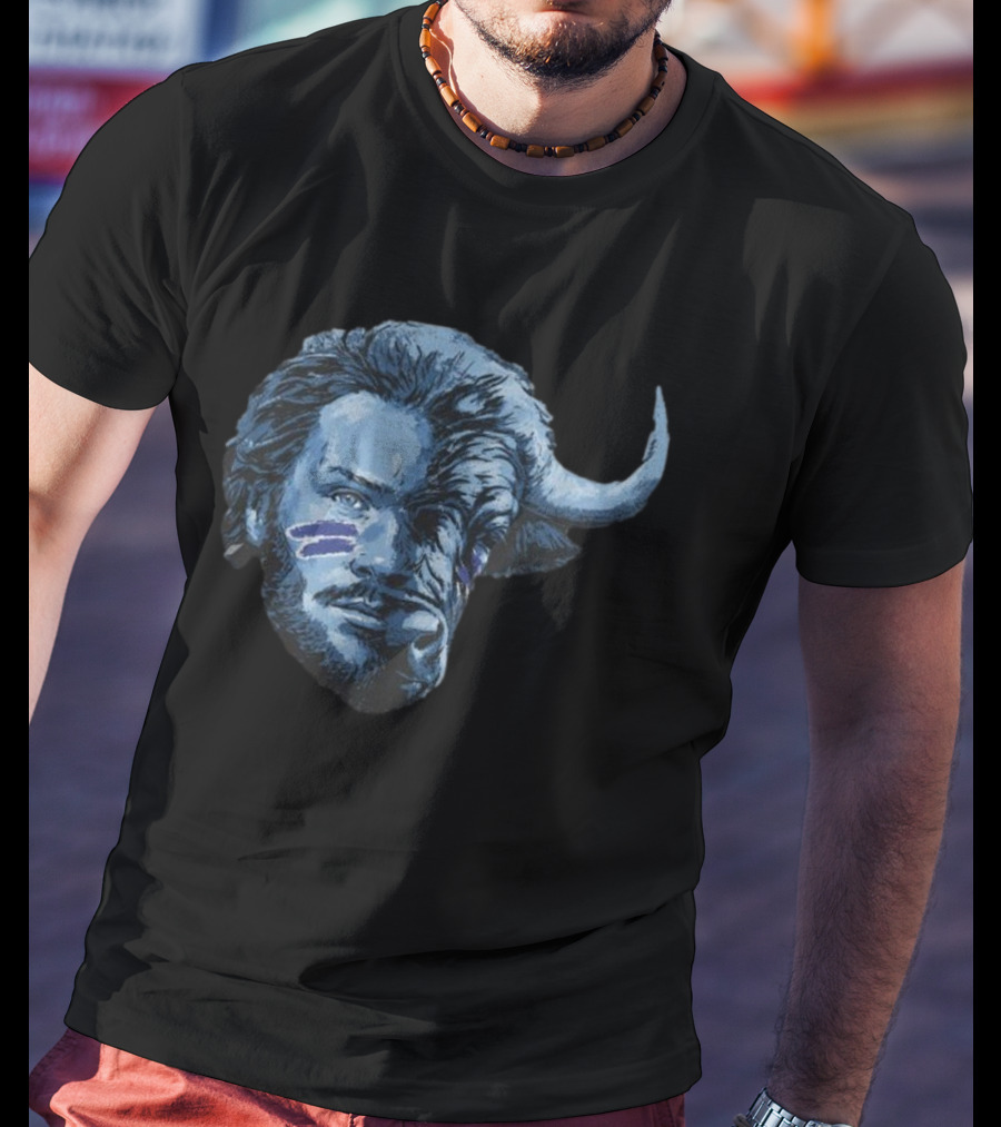 Josh Allen Buffalo Hybrid Face T-Shirt