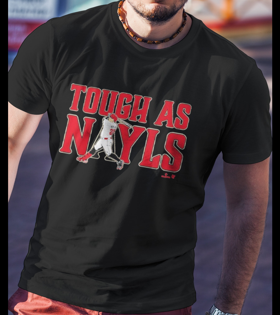 Tough As Nayls Josh Naylor 22 Swing Baseball Player T-Shirt
