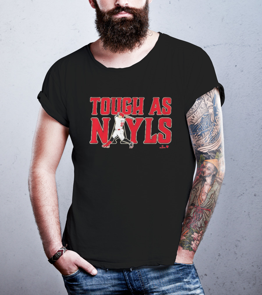 Tough As Nayls Josh Naylor 22 Swing Baseball Player T-Shirt