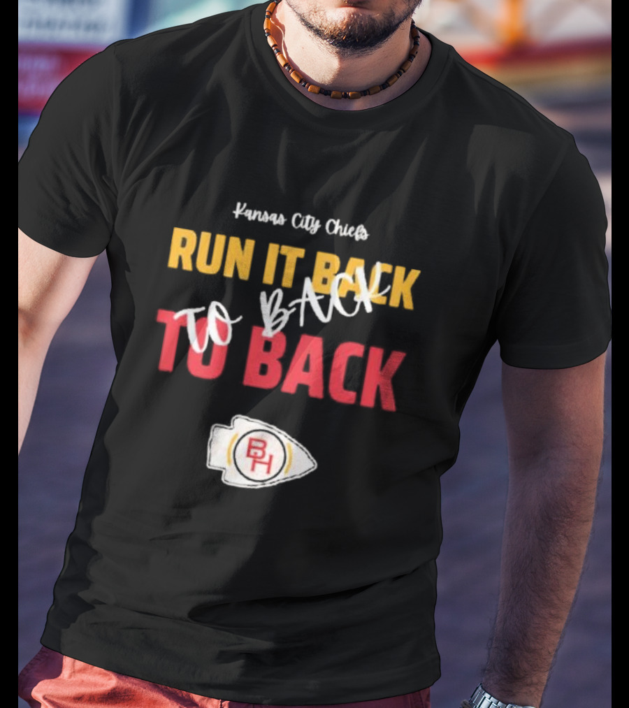 Kansas City Chiefs Run It Back To Back To Back T-Shirt