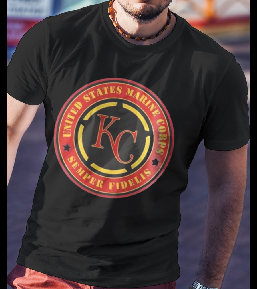 Kansas City Royals MLB United States Marine Corps Semper Fidelis Military Appreciation Night 2025 T-Shirt