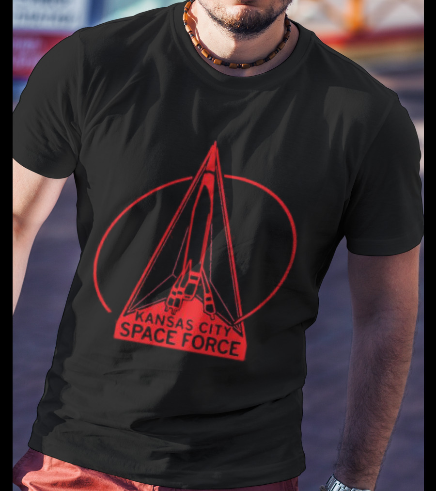 Kansas City Space Force Rocket Emblem T-Shirt