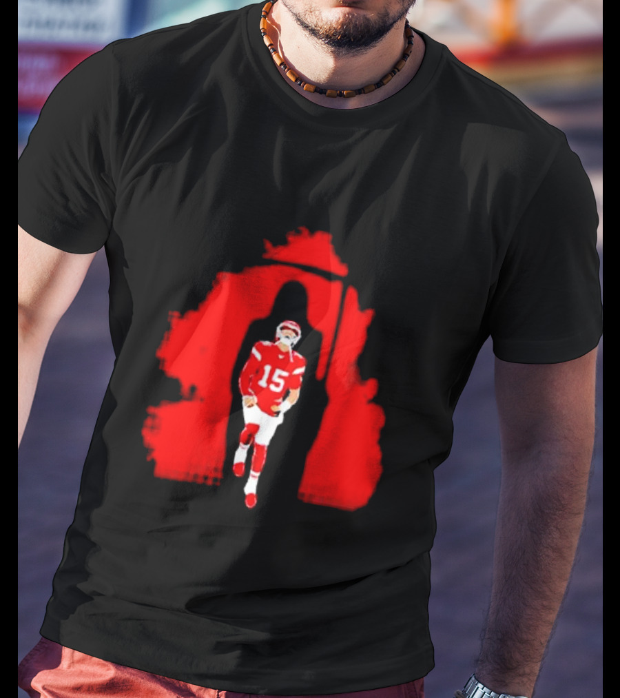 KC Chiefs Patrick Mahomes Shadow 15 Reaper T-Shirt