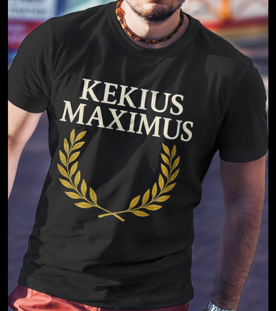 Kekius Maximus Laurel Wreath Emblem T-Shirt