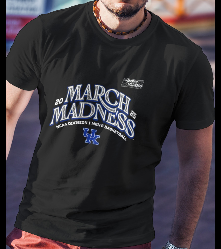 NCAA Division I Kentucky Men's Basketball 2025 March Madness T-Shirt