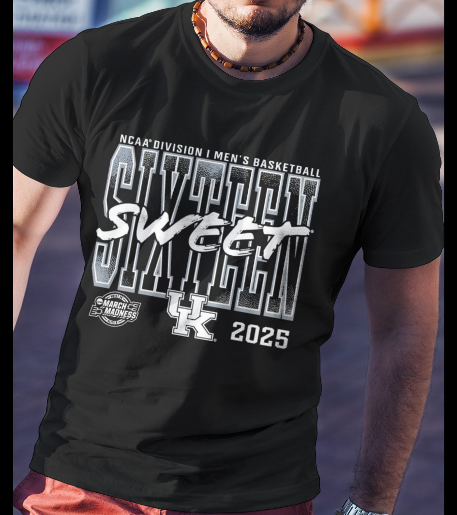 NCAA Division I Men's Basketball Sweet Sixteen Kentucky 2025 March Madness T-Shirt