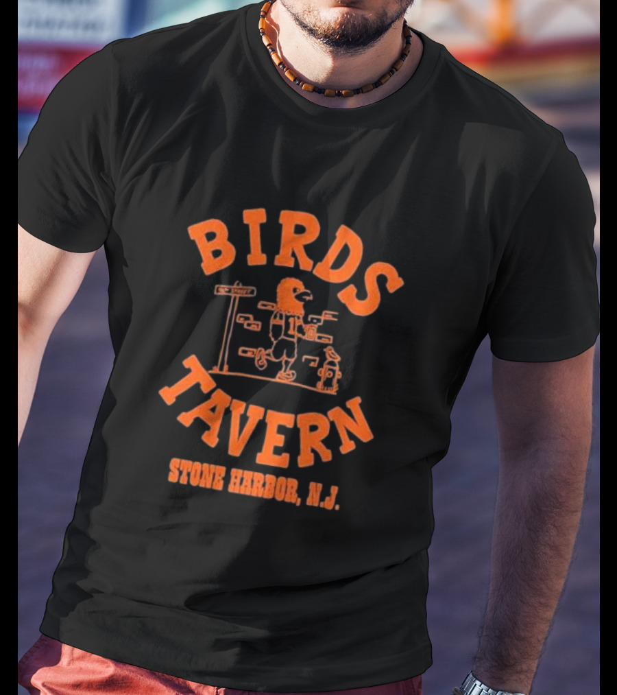 BIRDS TAVERN Stone Harbor N.J. T-Shirt