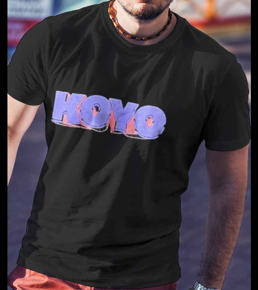 Koyo Would You Miss It Bold Retro 3D Style T-Shirt