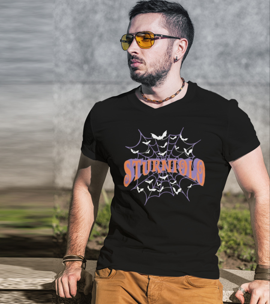 Let’s Trip Sturniolo Web Bats Purple Orange T-Shirt