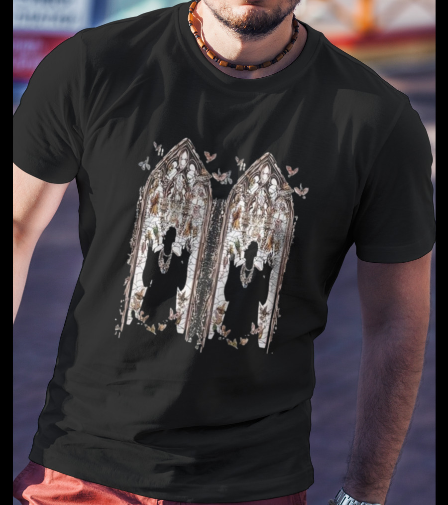 Lil Baby WHAM X Who Decides War 2025 Stained Glass Butterflies T-Shirt