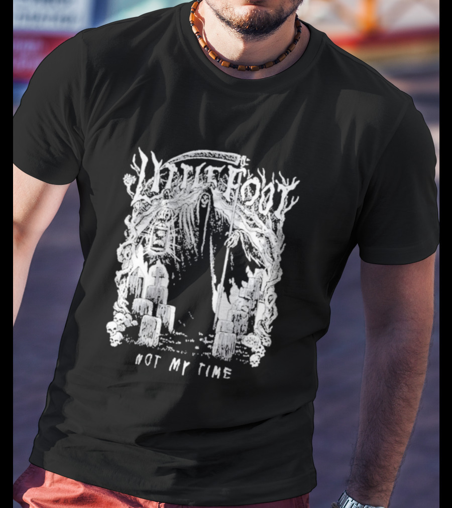 Little Foot Not My Time Diablo Macabre Forest Candle Scene T-Shirt