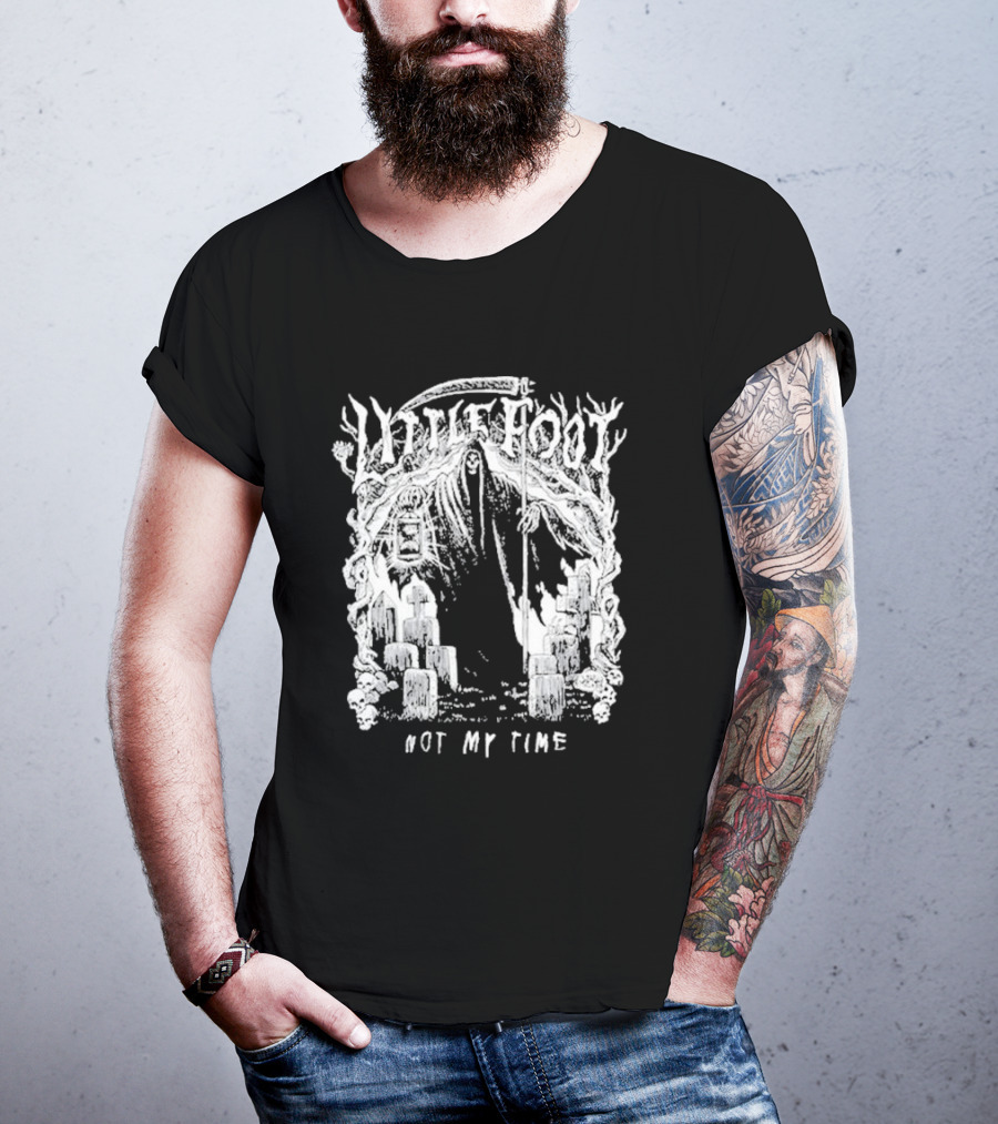 Little Foot Not My Time Diablo Macabre Forest Candle Scene T-Shirt