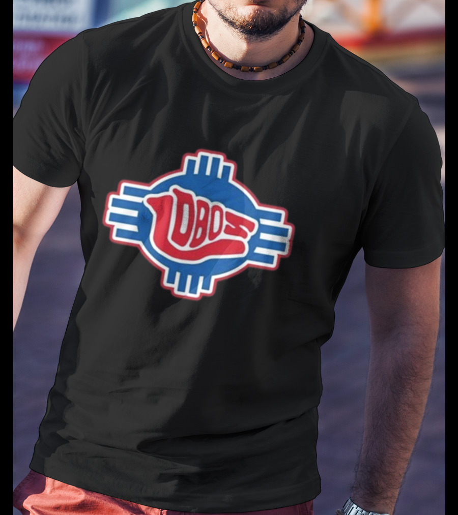 Lobo Lobos Zia Symbol Design T-Shirt