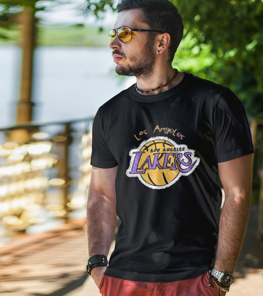 Los Angeles Lakers Basketball Team Fan Apparel T-Shirt