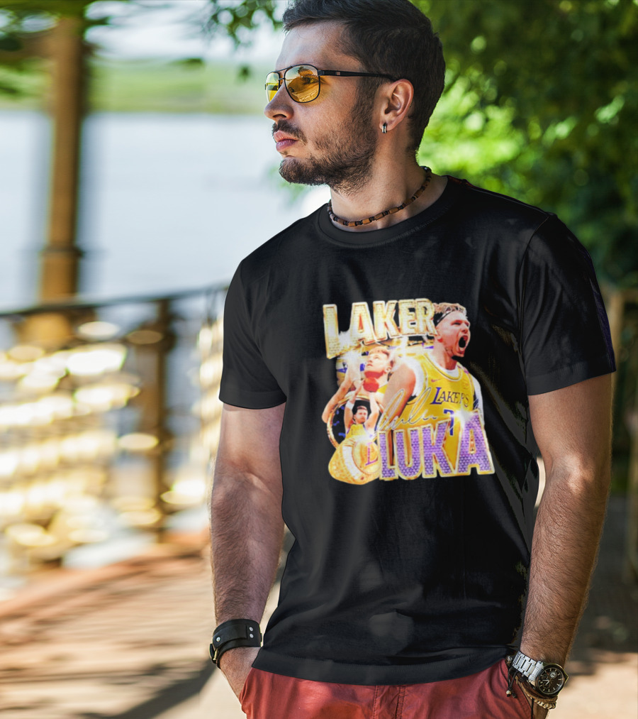 Laker Luka Doncic Lakers Basketball Vintage Style T-Shirt