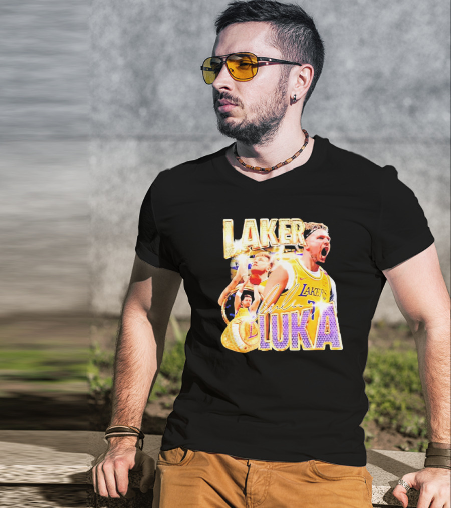 Laker Luka Doncic Lakers Basketball Vintage Style T-Shirt
