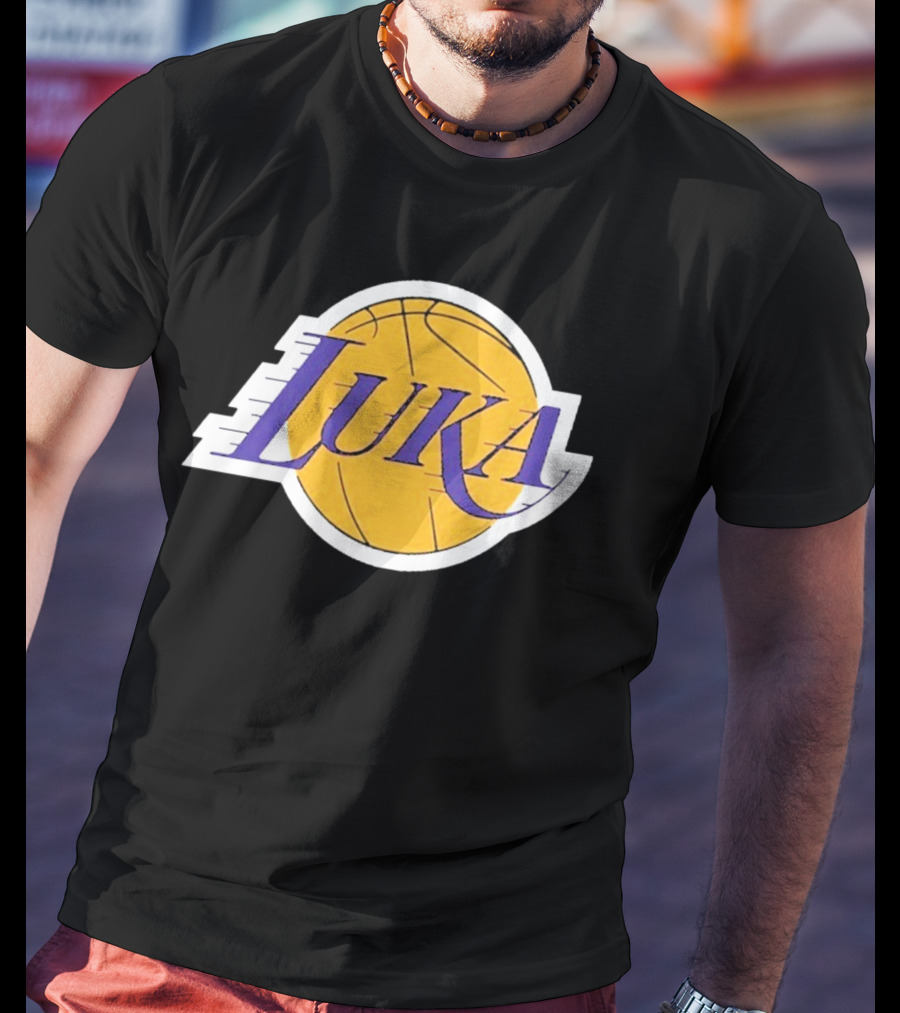 Luka Los Angeles Showtime Basketball-Inspired T-Shirt