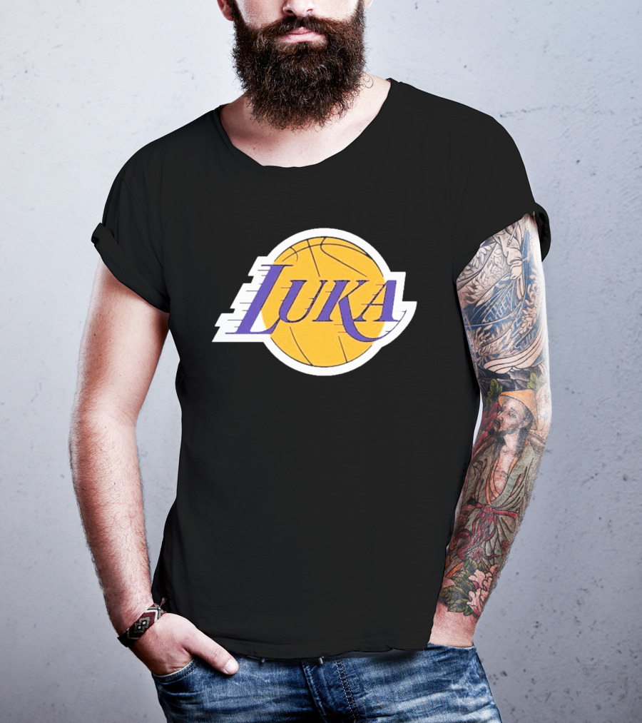 Luka Los Angeles Showtime Basketball-Inspired T-Shirt
