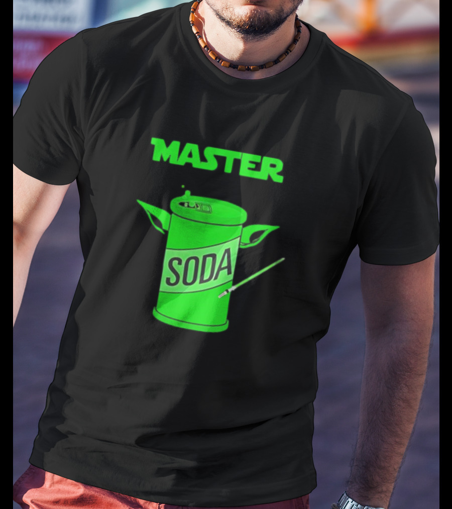 Master Soda Lightsaber Yoda Can T-Shirt