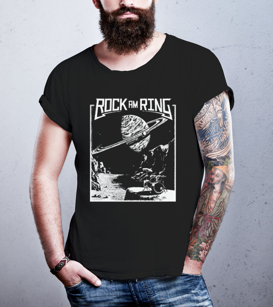 Rock Am Ring Lunar Beat Community Contest Gewinner Saturn Planet Drums T-Shirt
