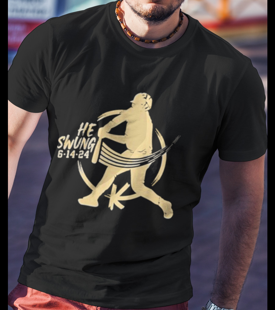 Madison Social He Swung Baseball 6 14 24 T-Shirt