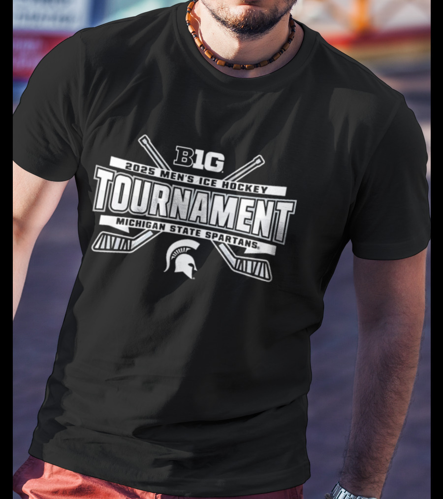 Big Ten 2025 Men's Ice Hockey Tournament Michigan State Spartans T-Shirt
