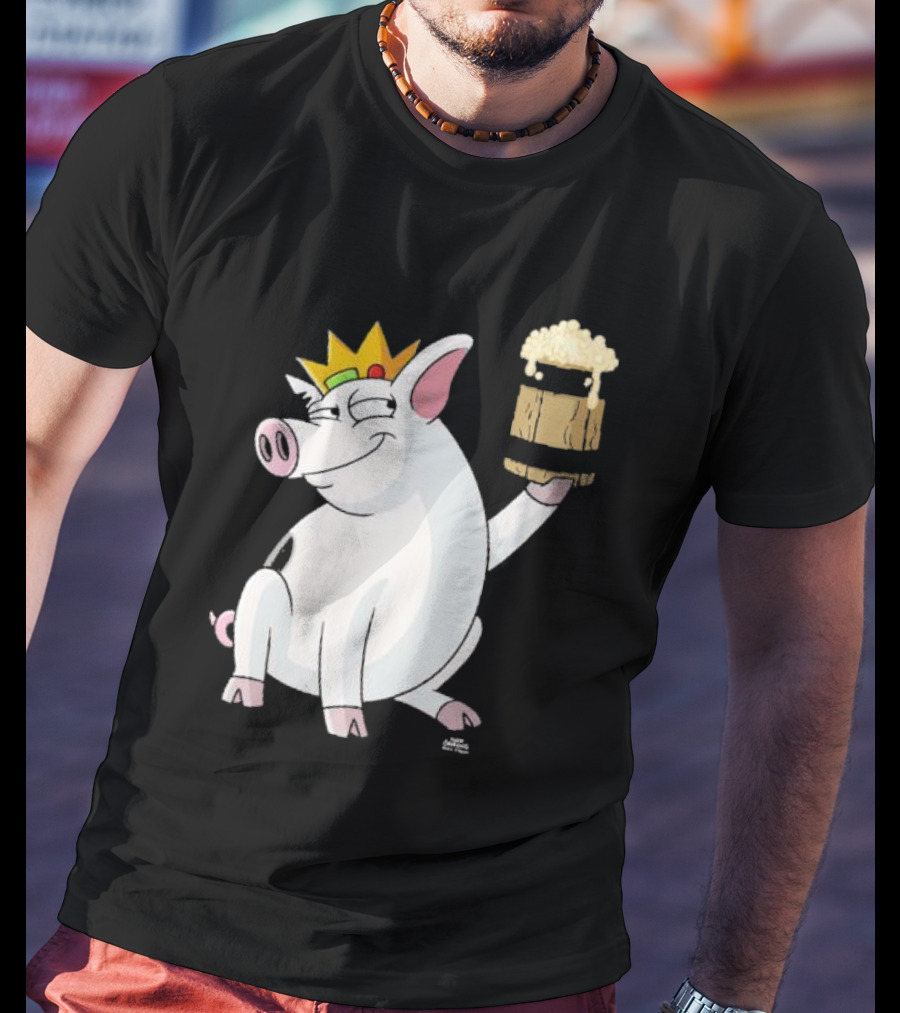 Merkimer Pig Cheers Crown Gildan Softstyle T-Shirt