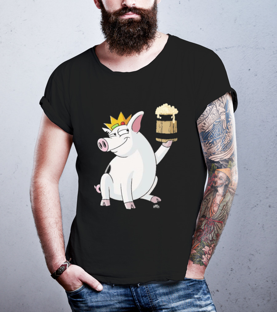 Merkimer Pig Cheers Crown Gildan Softstyle T-Shirt