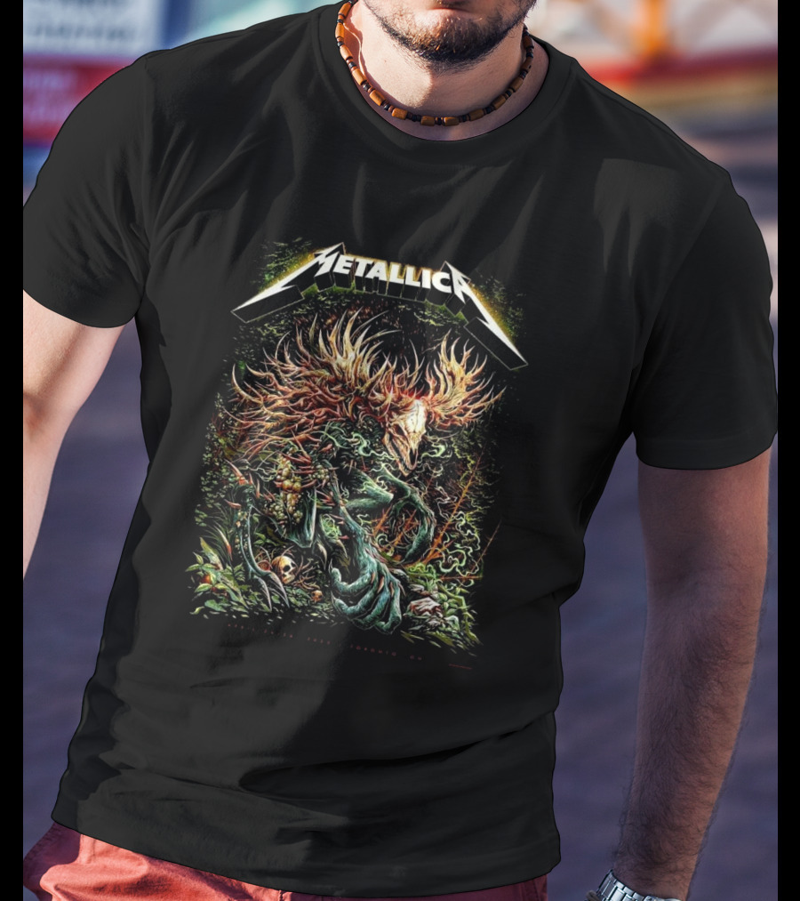 Metallica M72 Toronto Ontario 2025 Rogers Centre April 24 26 Forest Creature Skull Art T-Shirt